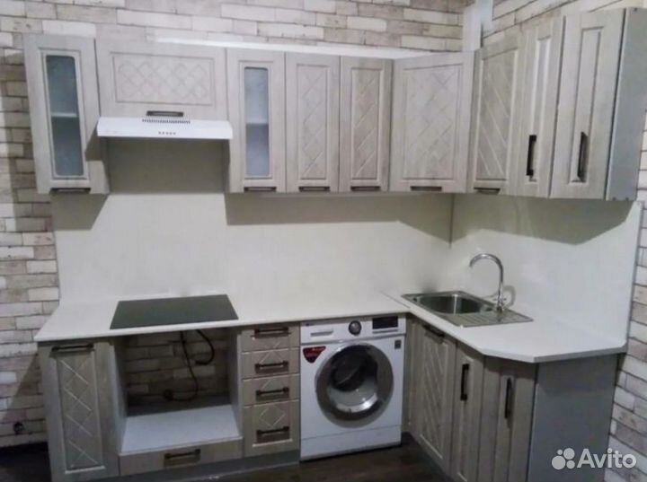 Кухонный гарнитур Барселона Седой Клен любой разме