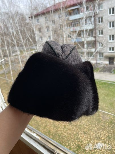 Шапка норковая 57-58 размер женская