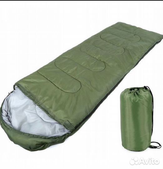 Спальный мешок туристический, армейский 190x90 см