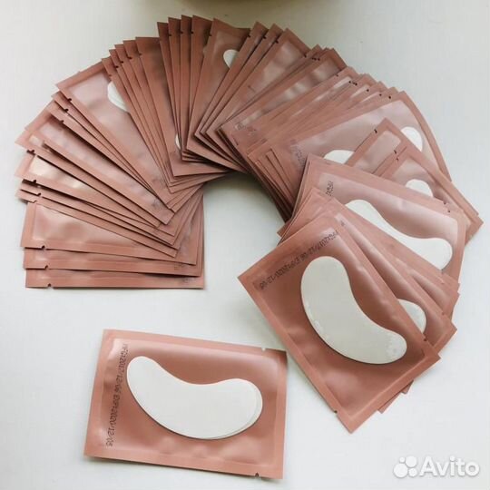 Патчи гидрогелевые Для наращивания ресниц 50 шт