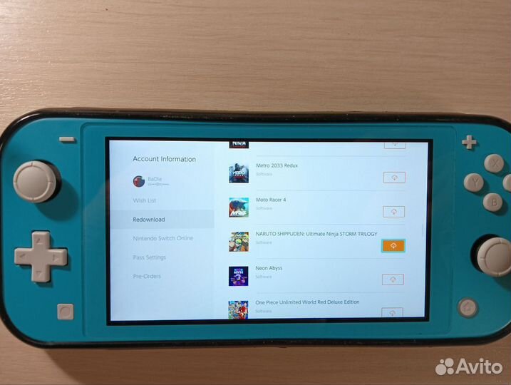 Nintendo switch lite с играми