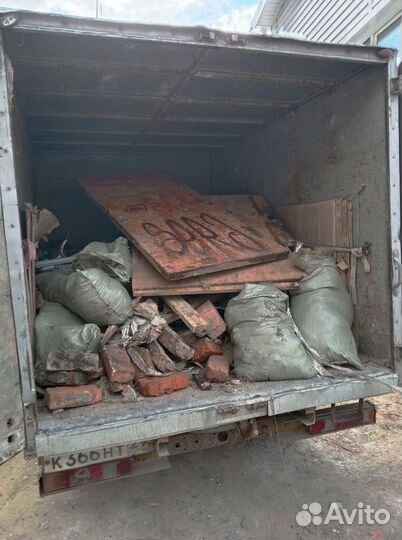 Вывоз мусора на газели