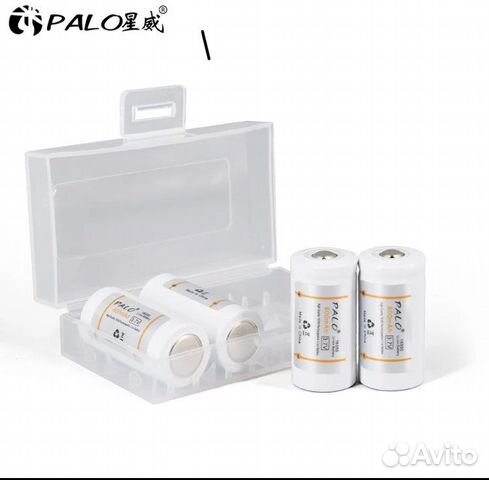 Аккумуляторы сг 123,16340/16350 -4 шт Palo