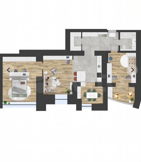 4-к. квартира, 93,4 м², 2/18 эт.