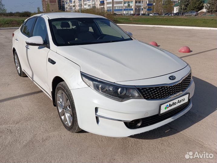 Kia Optima 2.4 AT, 2017, битый, 101 146 км
