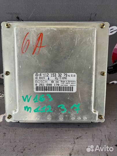 Блок управления двигателем w163 А1121533279