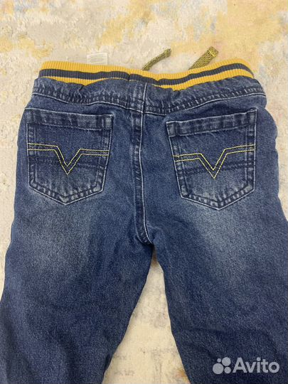 Джинсы теплые