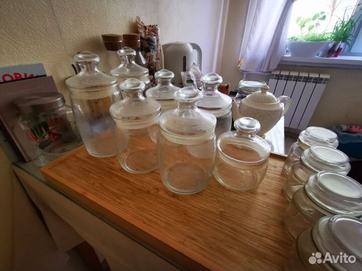 Емкости для сыпучих продуктов, круп, орехов