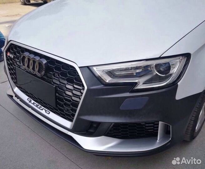 Audi A3 бампер RS3 рестайлинг