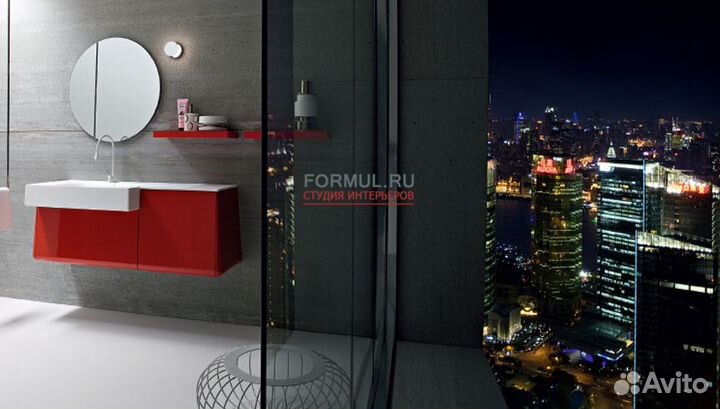 225378 Комплект мебели для ванной Birex Campus