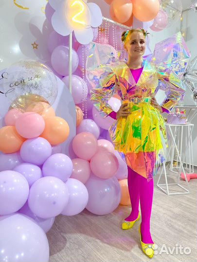 Шоу мыльных пузырей с выездом аниматор