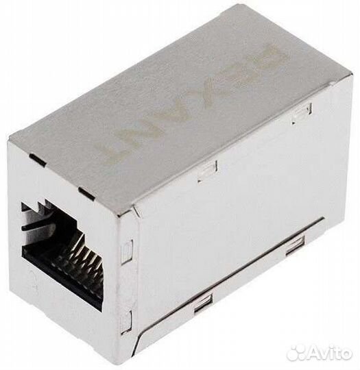 Проходной адаптер Rexant RJ-45 8P8C FTP cat.6