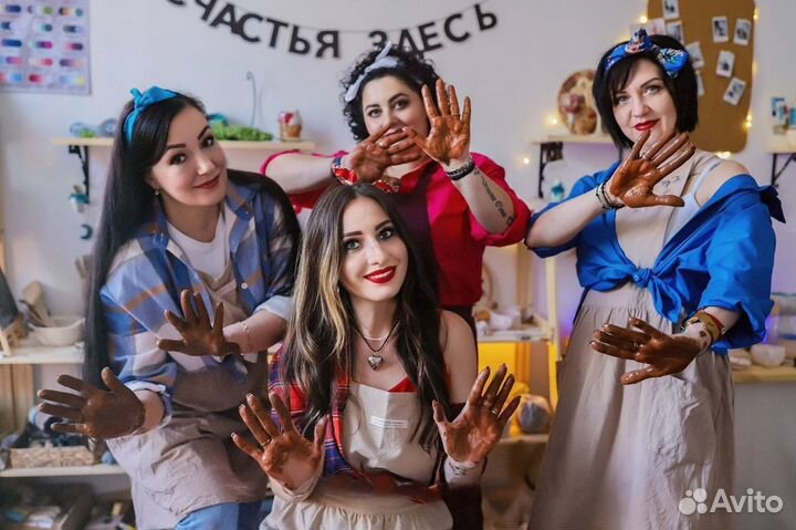 Девичник в гончарной студии