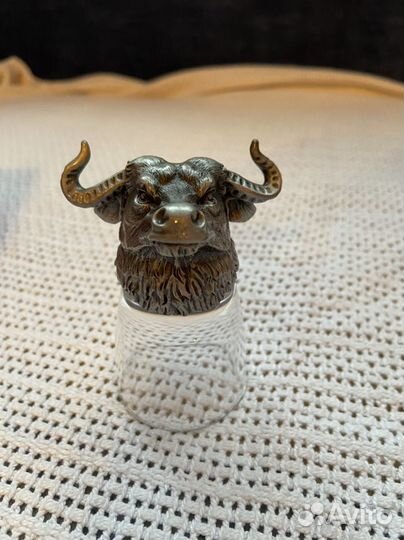 Стопка перевертвш стеклянная Бык