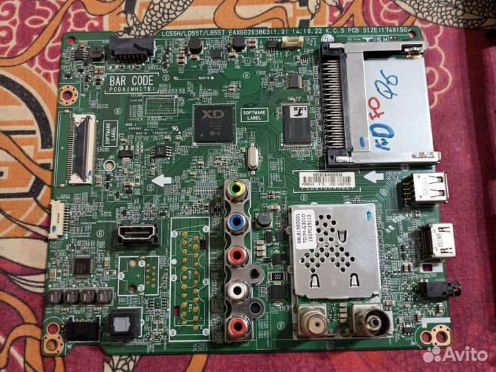 Материнская плата EAX66203803(1.0) надо прошить