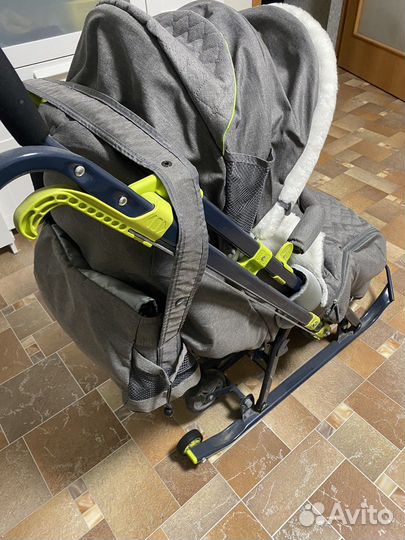 Санки коляска Nika kids 3-7