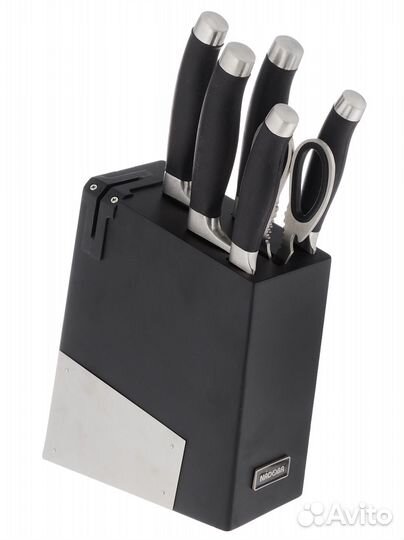 Набор ножей Nadoba Rut с ножеточкой (722716)