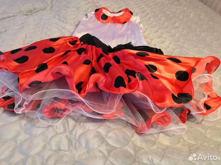 Новогодний костюм для девочки размер 128 134