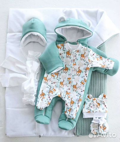 Конверт комплект комбинезон для новорожденных