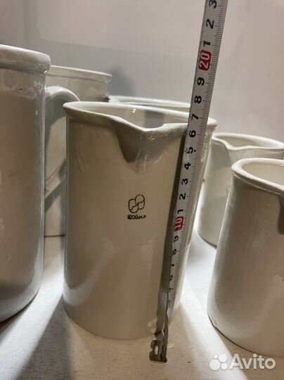 Керамический кувшин СССР новый химостойкий