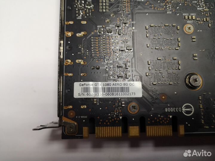Видеокарта GeForce GTX 1080 aero 8GB OC