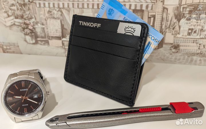 Картхолдер из натуральной кожи