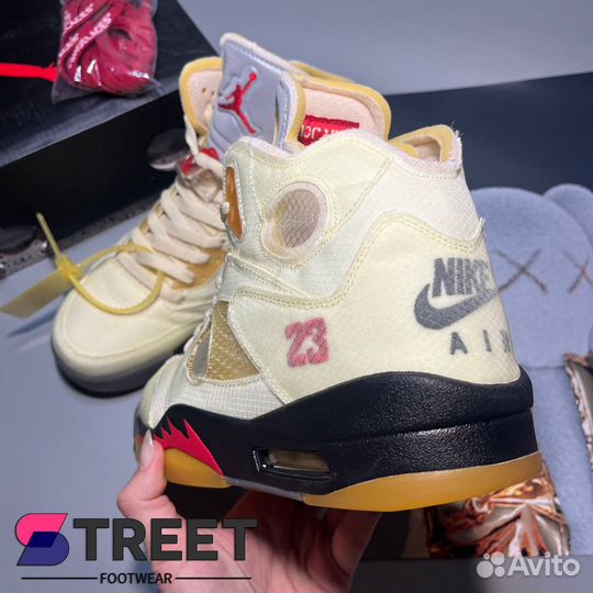 Nike Air Jordan 5 Off White Sail
