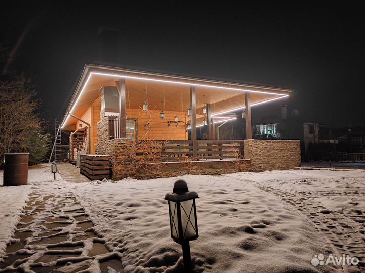 Уличное контурное освещение