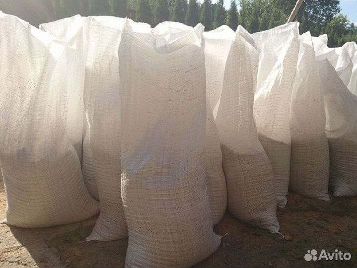 Песок карьерный в мешках доставка от 1м3