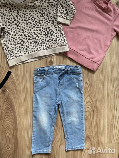 Фирменные вещи на девочку 74