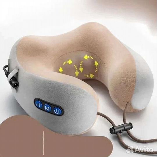 Портативная U-образная массажная подушка