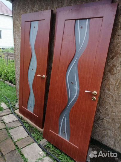 Межкомнатные двери бу с коробкой 80см