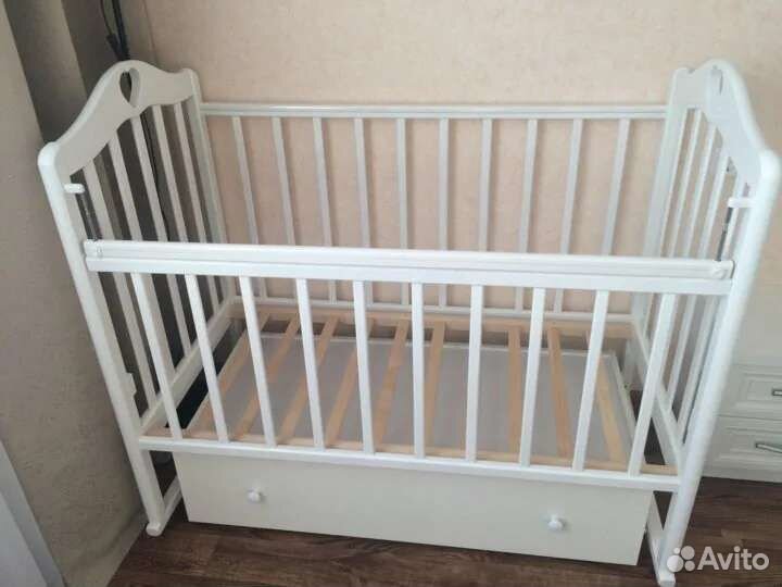 Детская кровать Кедр. Каролина 4/6 маятник+ящик