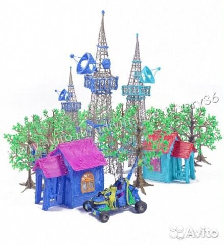 3D ручка spider PEN slim белая