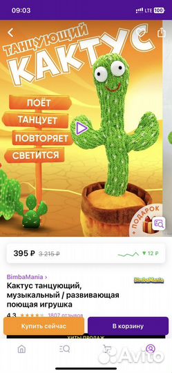 Танцующий кактус