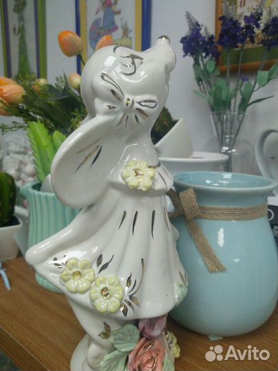 Статуэтка керамика, мышь