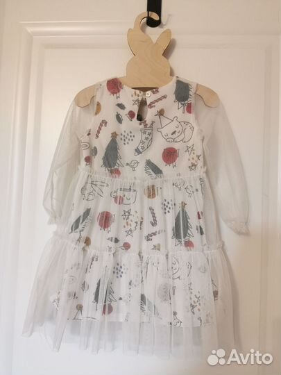 Платье на девочку 92