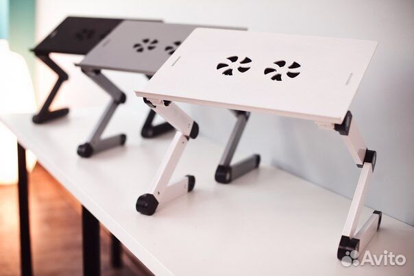 Алюминиевый столик с охлаждением для ноутбука