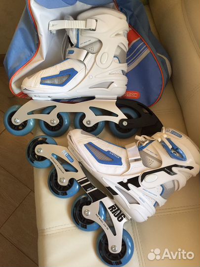 Роликовые коньки женские reaction с сумкой