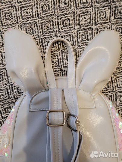 Рюкзак с пайетками для девочки