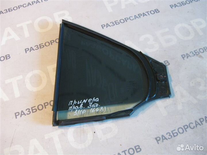 Стекло двери (форточка) заднее правое Nissan