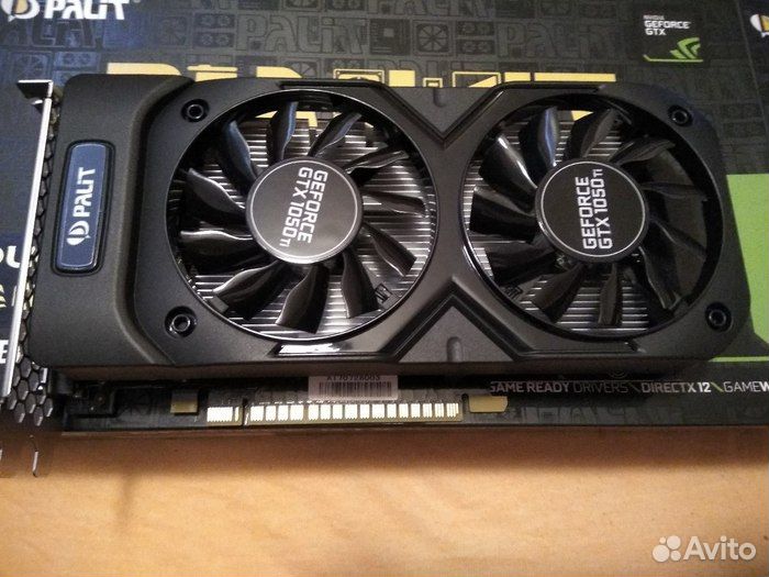 Игр. видеокарта - Palit GTX 1050Ti 4гб (в идеале)