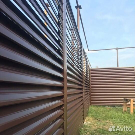 Забор из жалюзи