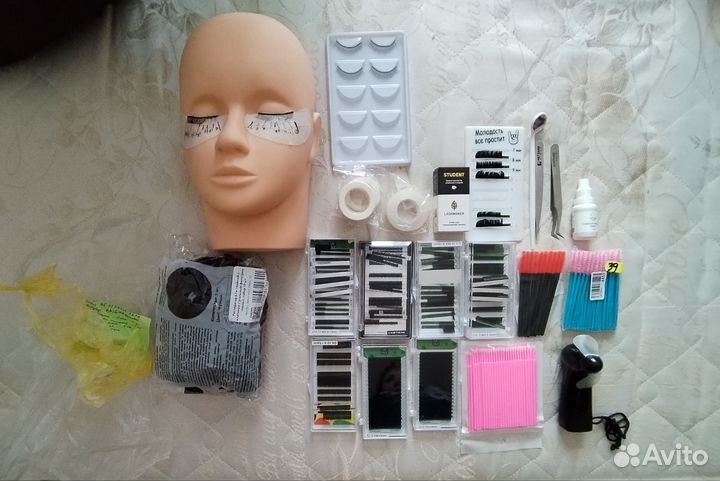 Учебный набор для наращивания ресниц