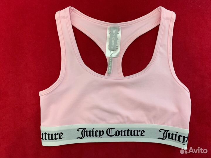 Топ Juicy Couture Racer Bra pink оригинал