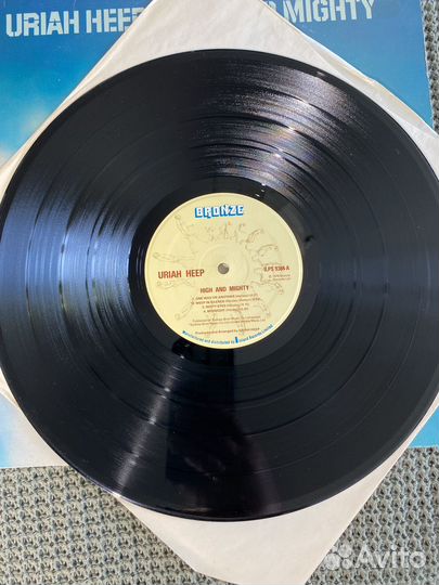 Uriah Heep High and Mighty lp UK