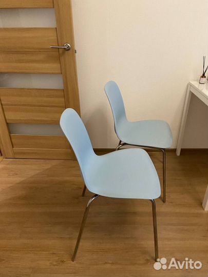 Стул икея голубой