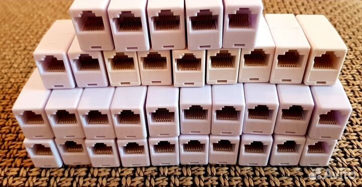 Соединитель интернет кабеля RJ45-RJ45 (8P8C) Cat5e