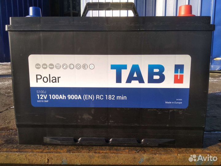 Акб 100 Ач Tab Asia