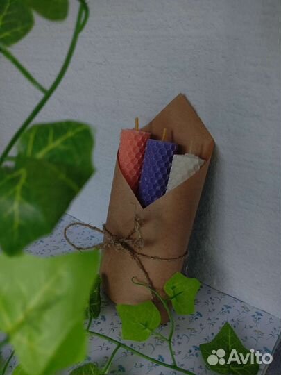 Наборы свечей из вощины